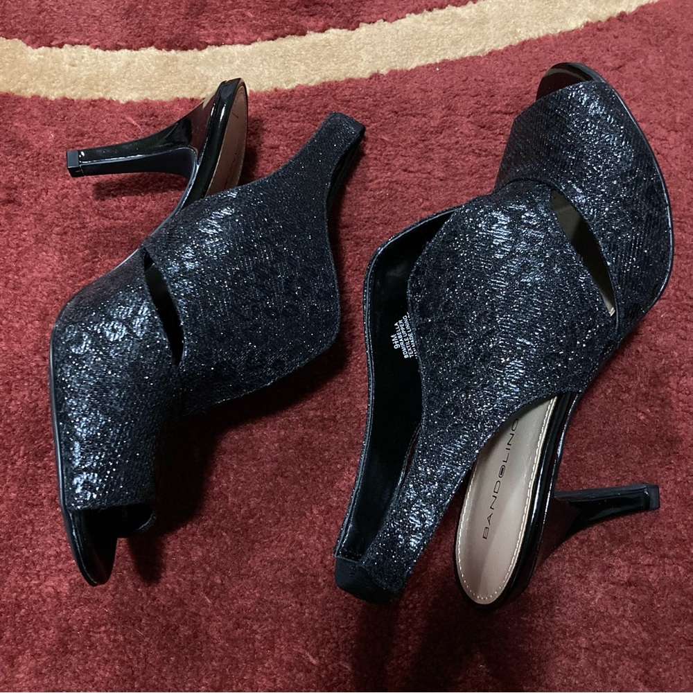 Bandolino Black Mirabella Heels Size 9.5